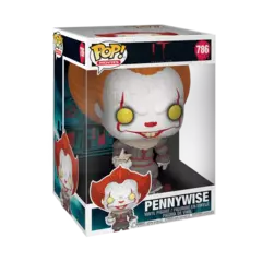 Funko Pop Jumbo: It Eso - Pennywise Con Bote 10 Pulgadas