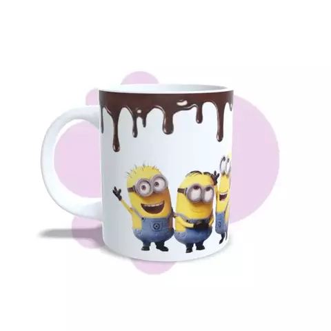 Caneca de porcelana 325ml - 254 Minions Chocolate - comprar online