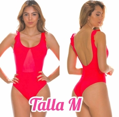 TRAJE DE BAÑO ENTERO CON MALLA