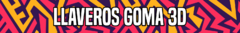 Banner de la categoría Llaveros Goma 3D