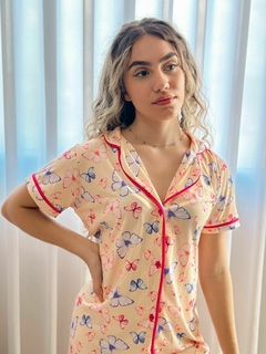 Pijama Vestido Borboleta na internet