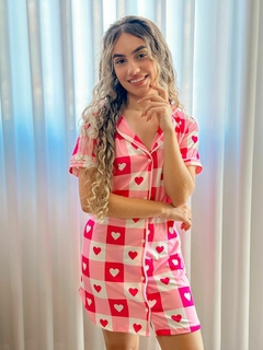 Pijama Vestido Xadrez