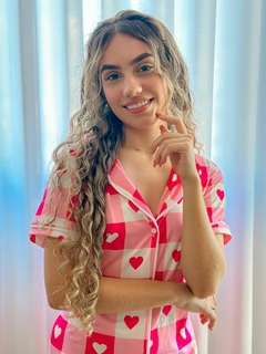 Pijama Vestido Xadrez na internet