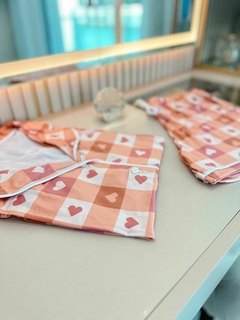 Pijama Conforto Coração Xadrez - comprar online