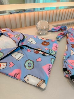 Pijama Conforto - Coffee - comprar online