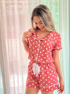 Pijama Aconchego - Poá Rosa