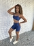Conjunto Canelado Azul Royal na internet