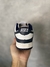 Imagem do Tênis Nike Dunk Branco Azul Marinho Couro