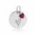 Colar Medalha + Coração Red - 45cm - comprar online