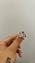Anel Prata 925 Coração com Pedras Verde e Rosa