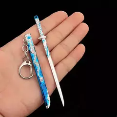 Liga de zinco bainha de metal de famoso antigo espada chaveiro lâmina não aber - comprar online