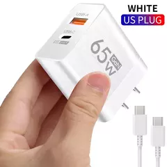Imagem do Total 65w gan pd carregador usb c adaptador de carregamento rápido para iphone