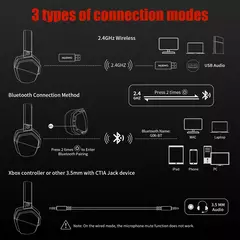 Fone de ouvido para jogos sem fio duplo NUBWO G06 com microfone para PS5, PS4, P - loja online