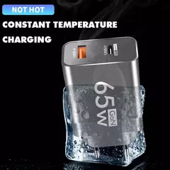 Total 65w gan pd carregador usb c adaptador de carregamento rápido para iphone - comprar online