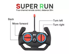 Controle Remoto Racing Car Sports para Crianças, Veículo de Alta Velocidade, V