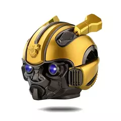 Transformadores originais alto-falantes bluetooth cabeça bumblebee alto-falante