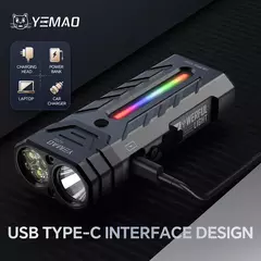 Lanterna LED portátil multifuncional inovadora de 5200LMS com tocha magnética, - loja online