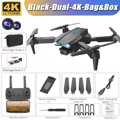 E99 Pro Quadcopter Drone com Controle Remoto, Quatro Axis Aircraft, HD, 6K, Foto - comprar online