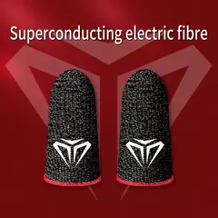 Jogo Touch Screen Finger Sleeve, Respirável Gaming Fingertips para PUBG, Luvas - loja online