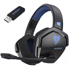 Fone de ouvido para jogos sem fio duplo NUBWO G06 com microfone para PS5, PS4, P - comprar online