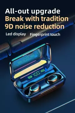 F9 fones de ouvido sem fio bluetooth estéreo esporte à prova dwireless água r na internet