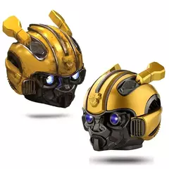 Transformadores originais alto-falantes bluetooth cabeça bumblebee alto-falante na internet