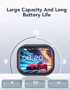 [Tela Ultra HD] HTC NE20 Fones de ouvido Bluetooth V6 TWS Fones de ouvido esport