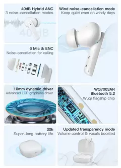 QCY HT05 ANC fone de ouvido Bluetooth 5.2 na internet