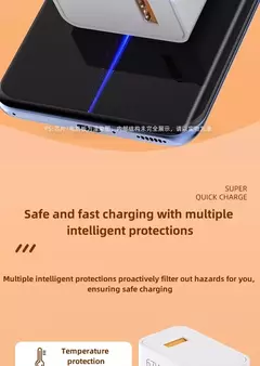 Carregador Rápido USB Tipo C, Cabo de Carregamento Turbo, Carregamento Rápido, - comprar online