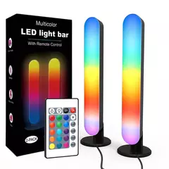 RGB Light Music Rhythm Pickup Lights, atualizado modelo recarregável USB, decor