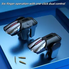 O gatilho de jogo móvel G21 é um gamepad retrátil ergonômico com botões aux - loja online