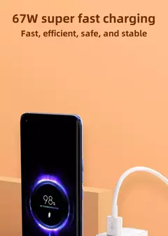 Carregador Rápido USB Tipo C, Cabo de Carregamento Turbo, Carregamento Rápido,