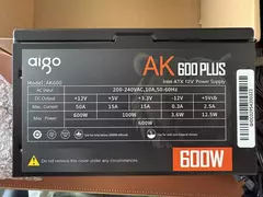 Aigo AK PC PSU Unidade de fonte de alimentação 500W 600W 700W 800W 1000W Gamin - comprar online