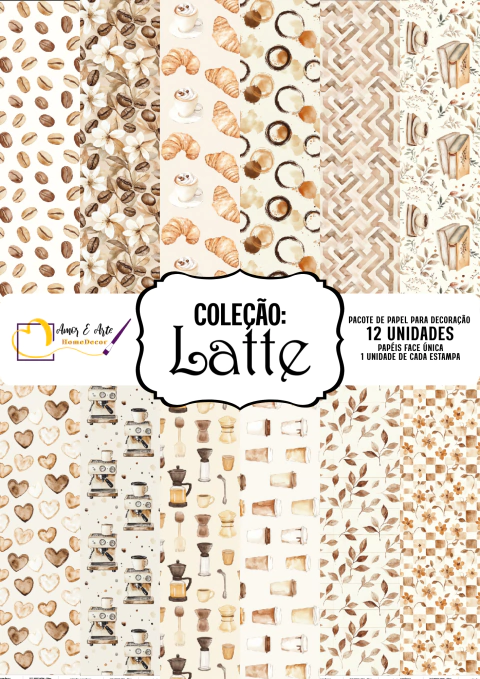 Kit completo coleção Latte