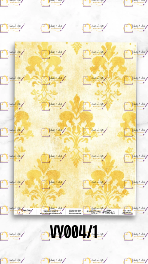 VY004/1 - coleção Shabby Vintage Yellow