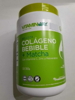 Colageno Bebible x 360gr - Matcha+zinc+Vit C+Resveratrol - VitaminWay