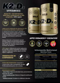K2+D3 VITAMINAS en internet