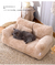 Imagem do Sofá pet luxo de pelúcia Super macio, quente Cat Bed, destacável