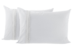 Kit de 2 fronhas travesseiro malha - comprar online