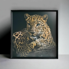 Quadro decorativo onça pintada