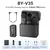 Microfone sem Fio Lapela Recarregável Iphone Android Câmera Streaming