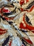 SILK CETIM LIGHT PRINT- ( 100% SEDA; Larg. 1,35) ROYAL CHAIN - comprar online