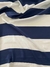 SILK CREPE CHINE (100% SEDA, Larg. 1,30) - LISTRADA AZUL - comprar online