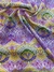 SILK CREPE CHINE (100% SEDA LARG1,30 ) - FLORAL ORIENTAL LAVANDA - comprar online
