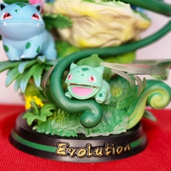 Diorama de Bulbasaur, Ivysaur y Venusaur - comprar online