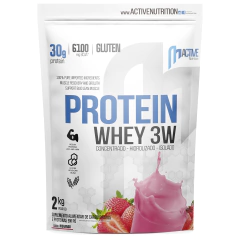 Whey Protein 3W ActiveNutrition 2kg - Vários Sabores - Morango (ACTIVE-MORANGO) - comprar online