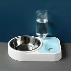 Bebedouro e Comedouro Duplo em Aço Inox CO23 - comprar online