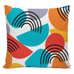 Kit 27029 4 Capas de Almofadas Decorativas 45x45cm c/Zíper