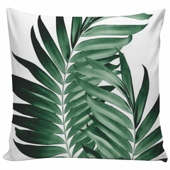 Kit 27012 4 Capas de Almofadas Folhas Verdes 45x45cm c/Zíper - comprar online