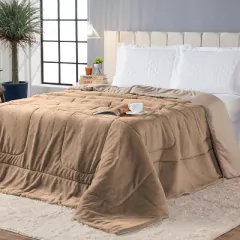 Coberdrom Dupla Face Cama Solteiro Manta Soft e Tecido Frio Vermelho Cor: Vermel